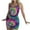2-multicolor pajama sets for women 2 piece, variant on UPPADA Womens Pajamas 2 Piece Sleeveless Tank Tops and Shorts Camisole Sets Graphic Print Lounge Pajamas Sets for Women Multicolor,L