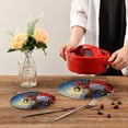 thumbnail image 7 of SKYSONIC Christmas Snowman Lantern Pot Holders Trivets, 2 Pcs Heat Resistant Trivets,Winter Snowflake Cotton Thread Weave Mats for Hot Pads Pans Pot Bowl Teapot for Kitchen Decor, 7 of 7
