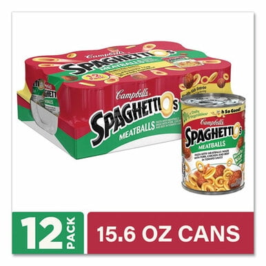 Spaghettios Pasta With Sliced Franks 15 6 Ounce Walmart Com