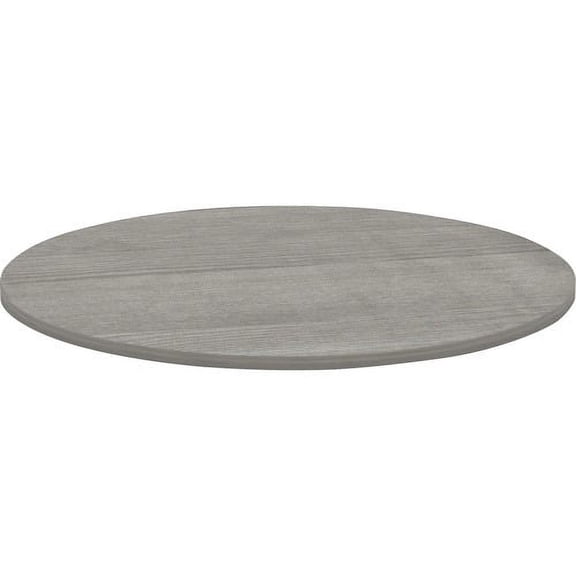 Lorell Weathered Charcoal Round Conference Table Weathered Charcoal Laminate Round Top - 1" Table Top Thickness x 48" Table Top Diameter - Assembly Required
