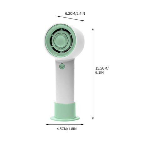 

Handheld Portable Turbo Fan 4000mAh USB Rechargeable Personal Battery Operated Mini Small Pocket Fan with 5 Speeds for Travel/Outdoor/Home/Office