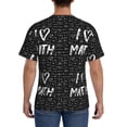 thumbnail image 3 of Bixox Men's I love Math Printed Short Sleeve Skinny Athletic T-Shirt, 3 of 6