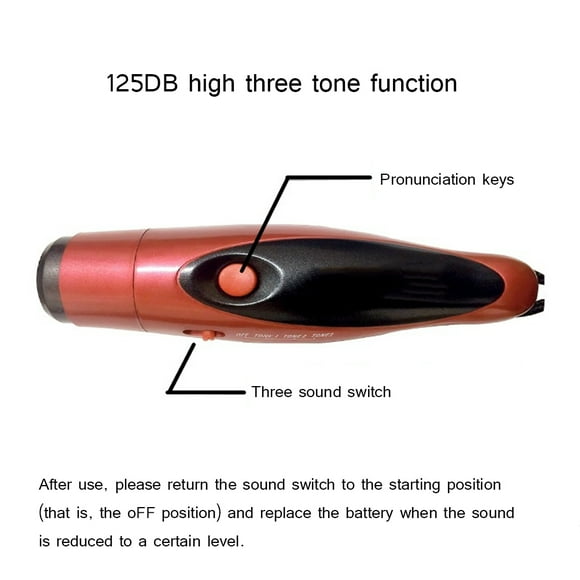 Silbato electrónico profesional de tres tonos para árbitro, silbato de plástico para deportes al aire libre, supervivencia y fútbol