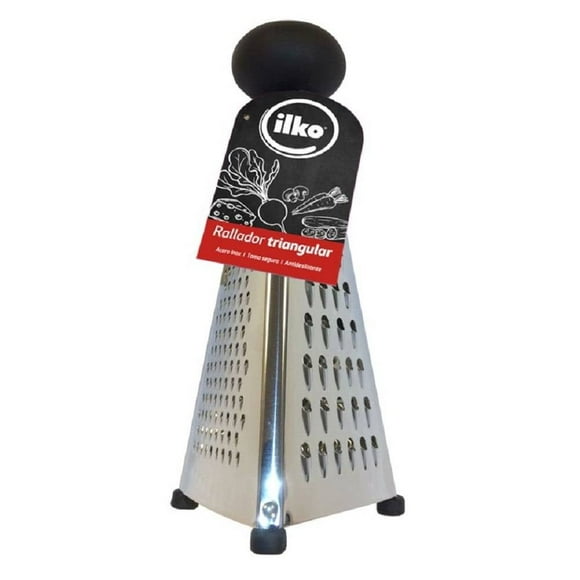 Rallador Ilko Triangular de Acero Inoxidable
