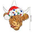 thumbnail image 3 of TIELUTT Cow Head Door Hanging Sign Home Bedroom Door Hanging Sign Cow Head Door Hanging Sign Home Wall Sign Door Sign Home Welcome Door Signs for Home Easter Wall Decorations Wall Pediments, 3 of 8