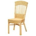 thumbnail image 2 of Baxton Studio Barito Modern Bohemian Natural Brown Rattan Dining Chair, 2 of 7