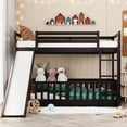 thumbnail image 2 of Solid Wood Bunk Bed with Slide and Ladder | Space - Efficient Solution for Homes | Safety Assurance with Full - Length Guardrail, 2 of 2