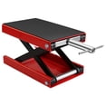thumbnail image 2 of BeesClover Motorcycle Lift 1100LBS Capacity, Height Adjustable Motorcycle Jack with Hand Crank, Safety Lock Pin and Non-Slip Saddle, Heavy Duty Scissor Lift Jack, 2 of 7