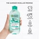 thumbnail image 3 of Garnier SkinActive Micellar Water with Hyaluronic Acid, Facial Cleanser &amp; Makeup Remover, 13.5 Fl Oz (400mL), 2 Count (Packaging May Vary), 3 of 7