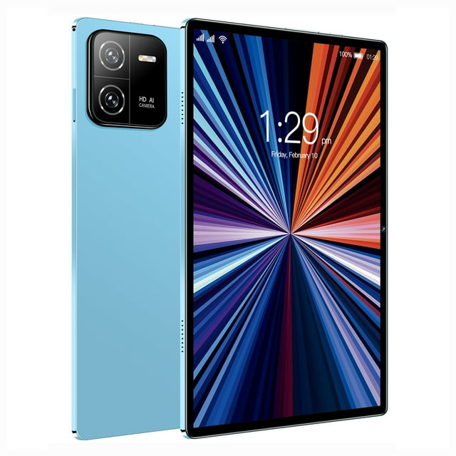 Pisexur Electrónica para Hombres Nueva Tableta PC de 10.1 pulgadas HD-Fina Pantalla 5G Doble Frecuencia WiFi Bluetooth Tableta Computadora Soporte Tarjeta de Memoria de 256G y Comunicación Dual SIM E