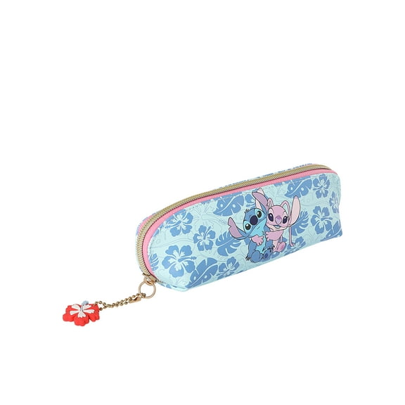 Disney Girl’s/Tween Stitch and Angel Small Blue Cosmetic Bag