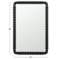 thumbnail image 3 of SAFAVIEH Aria 24" 36" Black Industrial Wall Mirror, 3 of 7