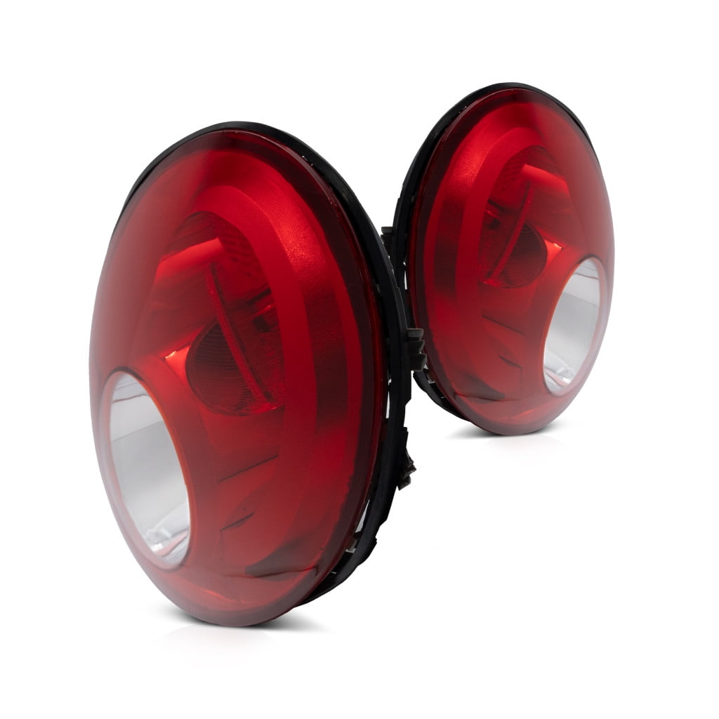 For Volkswagen Beetle 2006 2007 2008 2009 2010 Tail Light Assembly Driver and Passenger Side | Pair | Replacement For VW2818110, VW2819110 | 1C0945095M, 1C0945171F