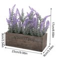 thumbnail image 2 of Lavanda Artificial Flor en maceta Plantas falsas de plástico Maceta Decoración para el hogar Planta de maceta Simularion, Tipo 2 Kearding HA8796-02B, 2 of 6