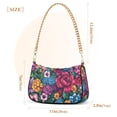 thumbnail image 3 of FORMRS Womens Shoulder Bag with Chain Strap Clutch Purse Cute Tote Handbag, Charming Floral Pattern, 3 of 7