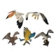 thumbnail image 1 of 5 piezas de simulación de aves, modelo elaborado a mano, figuras de aves artificiales, juguetes para Estilo A, 1 of 9