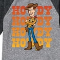 thumbnail image 3 of Toy Story - Howdy Woody Art - Toddler And Youth Raglan Graphic T-Shirt, 3 of 4