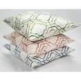 thumbnail image 4 of Biltmore Gate Blue Throw Pillow 20x20 Inches Cotton Lattice Pattern Polyfill, 4 of 4