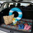thumbnail image 2 of DISNIMO SUV Trunk Mat for Dogs All Weather Rear Cargo Liner Floor Mat with Non-Slip Backing Scratch-Proof Washable Trunk Protection Cargo Cover for SUV Truck Sedan, Highland Cow Butterfly Aztec Print, 2 of 7