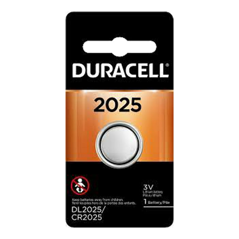 Duracell 2025 Pile Bouton Lithium 3V, Lot de 2, avec Technologie