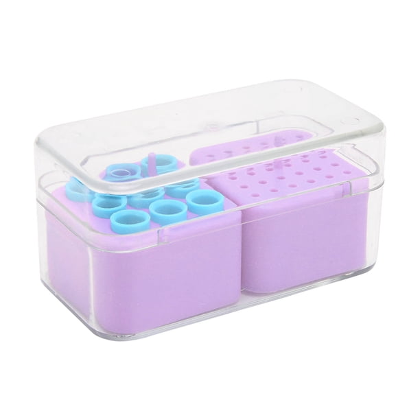 Caja de fresas dentales BuyWeekMX organizador a prueba de polvo para autoclave