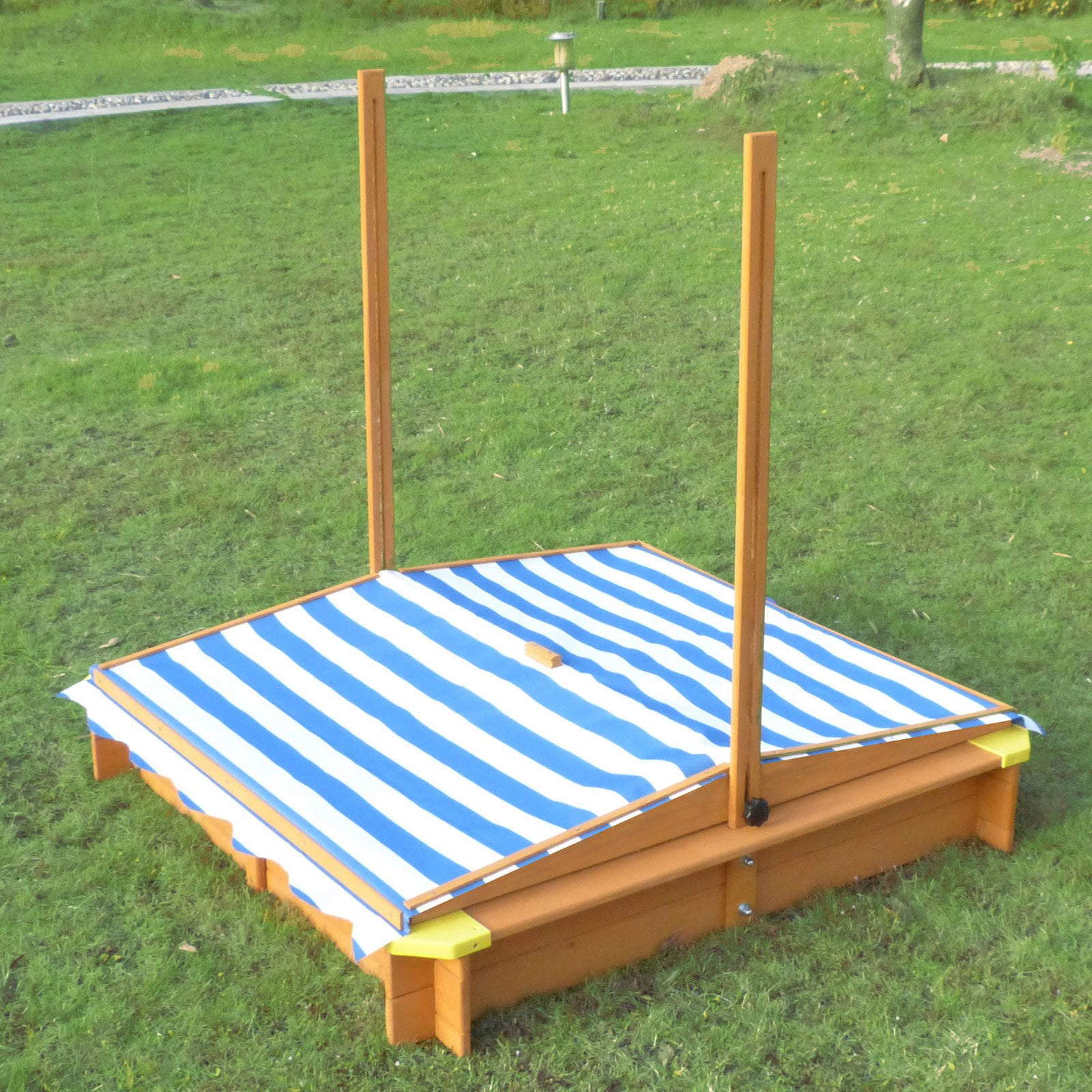 turtle play sandbox with canopy