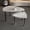 White + Black, variant on Noble House Yorke 37.4" 360° Rotating Nesting Coffee Table, Modern Sintered Stone Top, Rubberwood Legs, White & Black