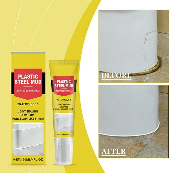 ZZkhGO Waterproof White Sealant, Multifunctional Kitchen Bathroom Sealant, Quick Drying Gap Filler for Tiles Sinks