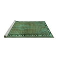 thumbnail image 2 of Ahgly Company Machine Washable Indoor Square Persian Turquoise Blue Traditional Area Rugs, 7' Square, 2 of 4