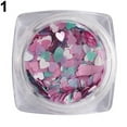 thumbnail image 2 of Joernso Fashion Shiny Glitter Love Heart Sequins Nail Art Decoration Manicure DIY Tool, 2 of 7
