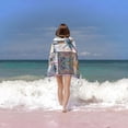 thumbnail image 6 of Dragonflies Decor Bath Towel Soft and Highly Absorbent for Adults, 6 of 7