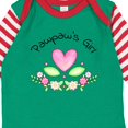 thumbnail image 4 of Inktastic Pawpaw's Girl Heart Flowers Girls Long Sleeve Baby Bodysuit, 4 of 5
