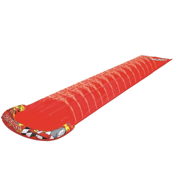 200" Crimson Red "Stock Car" Ground Level Water Slide