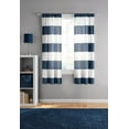 thumbnail image 1 of Mainstays Cabana Stripe 63" Rod Pocket Window Panel Pair, 1 of 3
