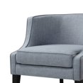 thumbnail image 5 of Accentrics Home Brianne Tide Classic Modern Upholstered Armchair, Gray Blue, 5 of 5