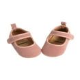 thumbnail image 1 of Baby Shoes Solid Color Ribbed Walking Shoes Soft Sole Footwear, 1 of 6