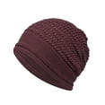 thumbnail image 2 of Fashion Hats For Adult Mens Women Winter Hat Cold Weather Hood Outdoor Sports Windproof Knit Cap, 2 of 3