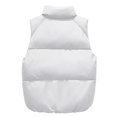 thumbnail image 1 of Gibobby gabardinas para mujer Chaqueta de moda sin mangas cálida con cuello levantado grueso de invierno para mujer, chamarra ligero de rendimiento de atlético y Y2K (Beige, XL), 1 of 4