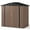 Gable Roof-Brown, variant on Outdoor Storage Shed, Lofka 6 x 4 Metal Garden Shed with Double Lockable Doors, Waterproof Shed Outdoor Storage Clearance for Backyard Patio Lawn, Green