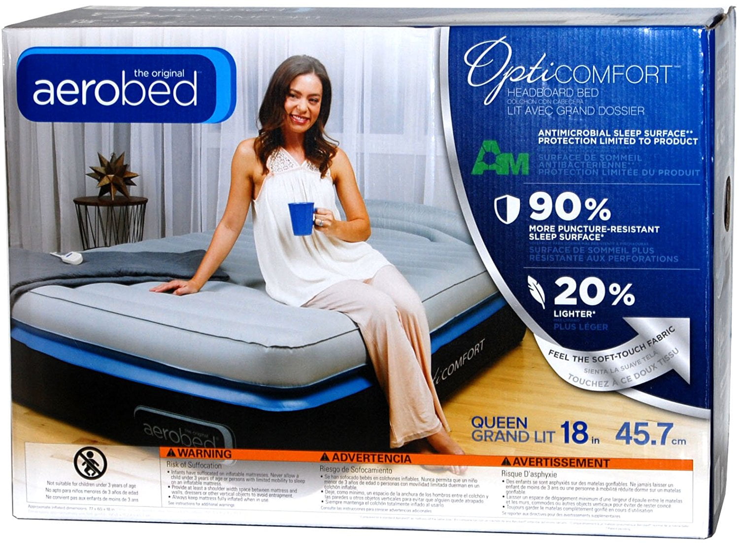 Aerobed Queen Air Mattress Queen Air Mattress 20 Raised Full Size