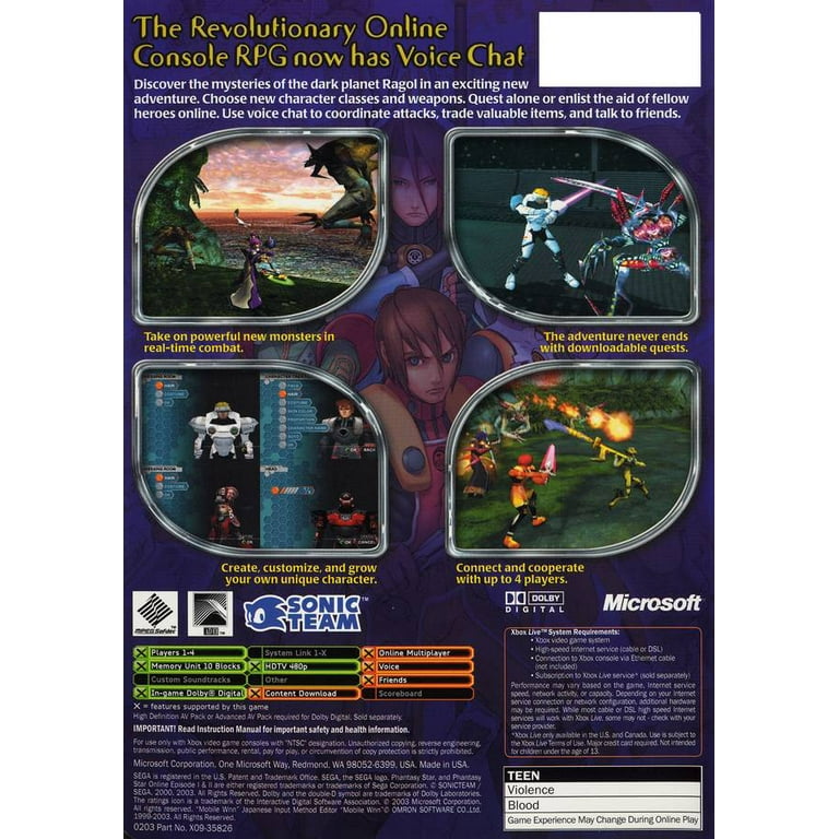 Phantasy Star Online, Episode I & II - Walmart.com