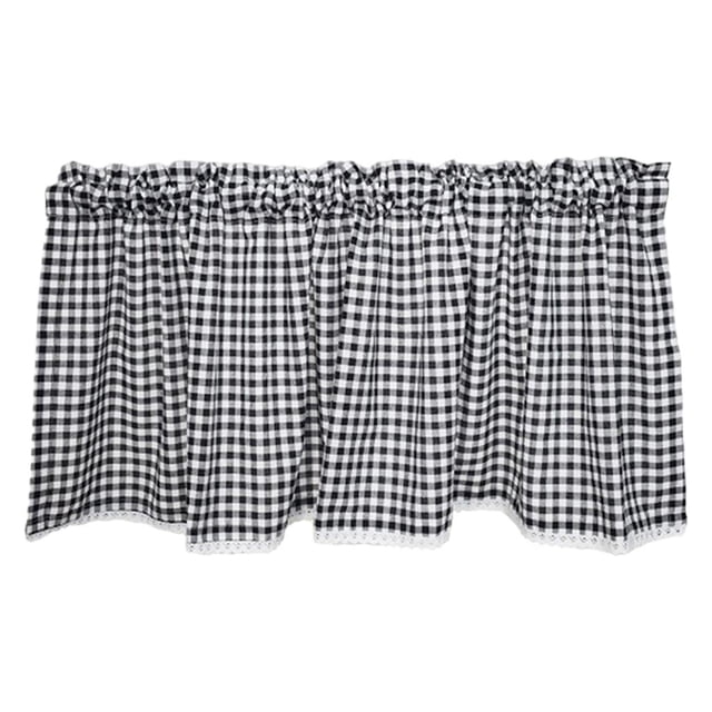 Cortina de cocina Sunnimix Cortina de nivel de ventana Negro 150x60cm