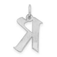 thumbnail image 3 of Sterling Silver Medium Artisan Block Initial K Charm QC5089K, 3 of 3