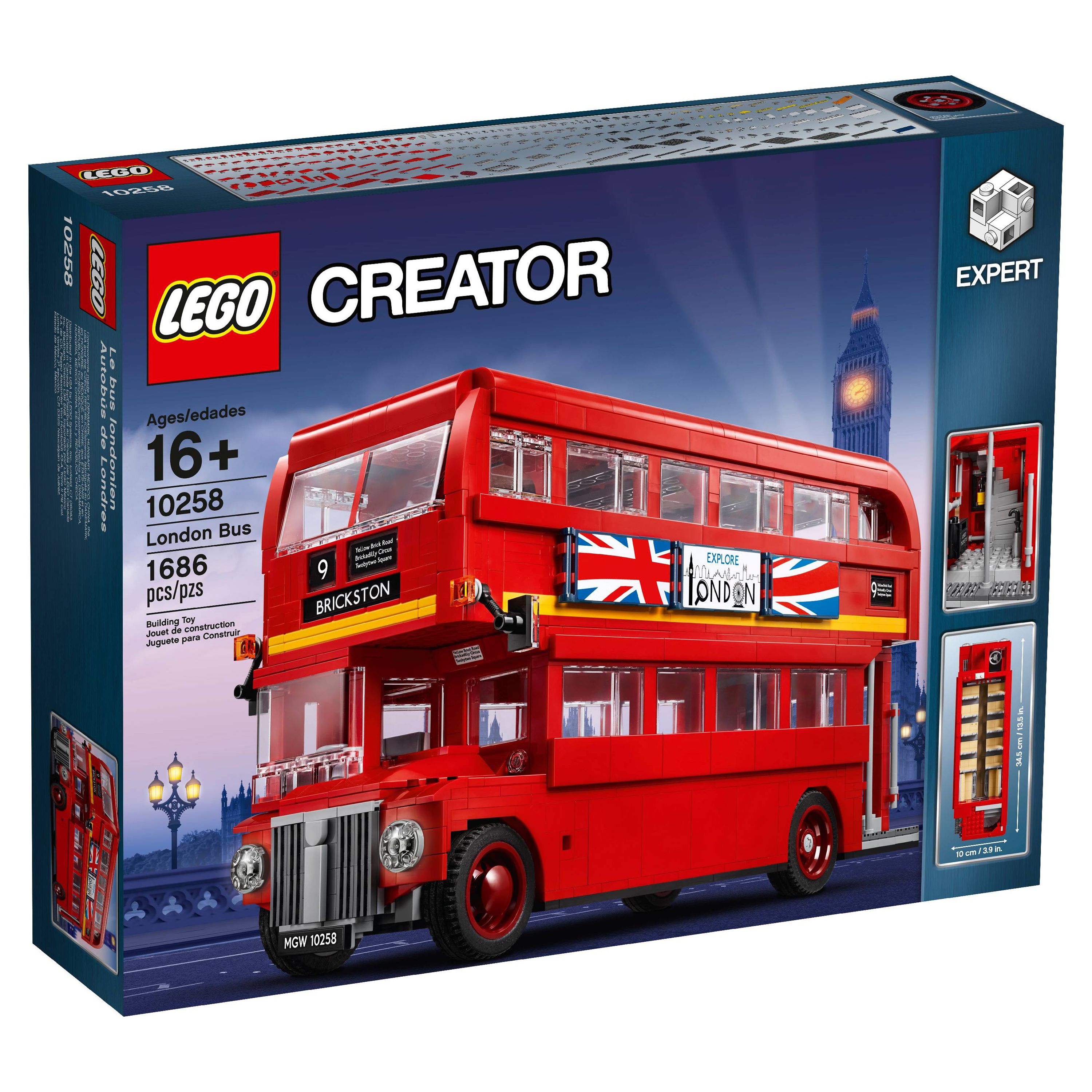 LEGO London Bus 10258 Building Set (1686 Pieces) - image 4 of 7