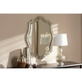 thumbnail image 5 of Baxton Studio Isidora Art Deco Antique Silver Finished Accent Wall Mirror, 5 of 5