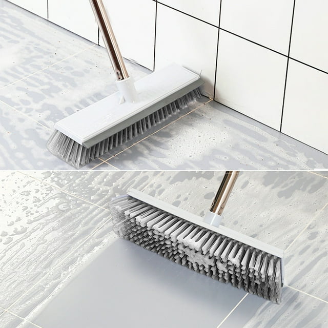 Brosse de Piscine Manche Long Poils Rigides Brosse de Nettoyage pour Sol Salle de Bain