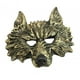 thumbnail image 3 of Accesorios decorativos de lobo de PU para Halloween, hombres lobo, terror, lobos para disfraces. Dorado, 3 of 9