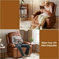 thumbnail image 7 of Power Lift Recliner Chair with Massage, Classic Single Sofa Lounge Chair with 2 Cup Holders Side Pocket, PU Leather Electric Lift Chair for Elderly, 7 of 7