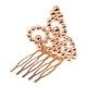 thumbnail image 5 of de tiara forma forma forma de princesa con para accesorios para el cabello Oro rosa, 5 of 9