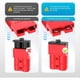 thumbnail image 2 of Conector Anderson, Conexión de Batería de 1/0 AWG con Tapa , Kit de Cableado para Cabrestante con Enchufe Anderson de 12 V A 36 V para Cable RV Rojo., 2 of 5